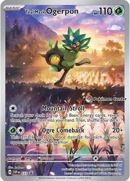 Карта Teal Mask Ogerpon (Pokemon Center Exclusive) SC_TCGP_TMO123 фото