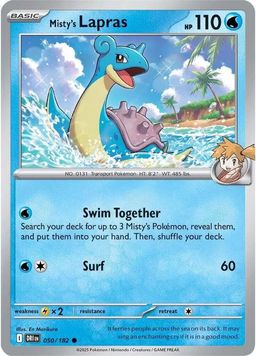 Карта Misty's Lapras SC_TCGP_ML050 фото