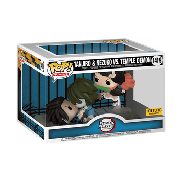 Funko Pop Moment 1419 Tanjiro & Nezuko Vs Temple Demon 10512 фото